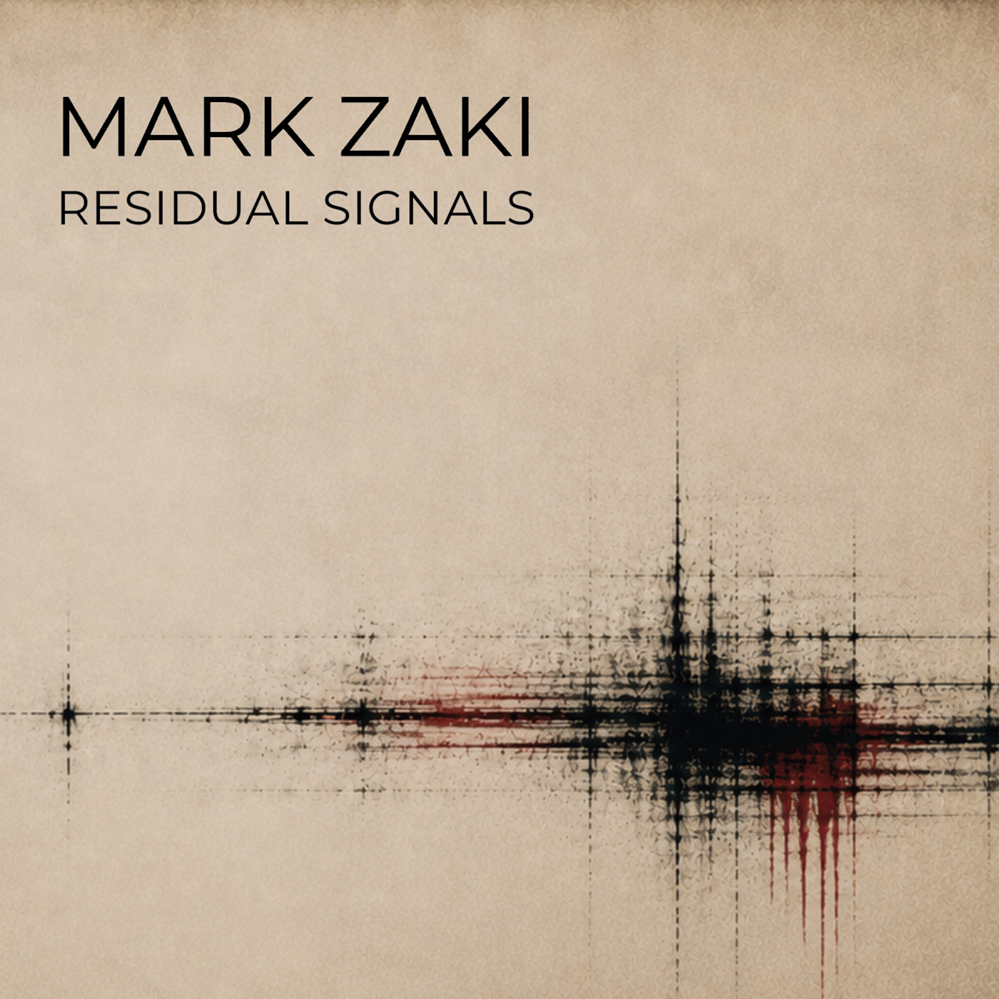 Residual Signals album cover by Mark Zaki